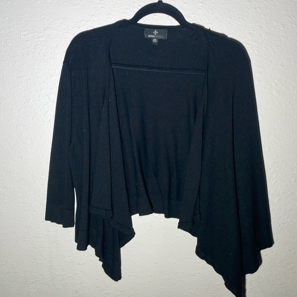 Black cardigan